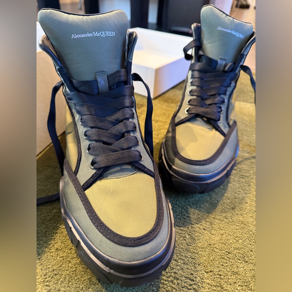Alexander McQueen Poly Nylon High-Tops 🥶🥶  ((((clean!!!!)))) 🥶🥶